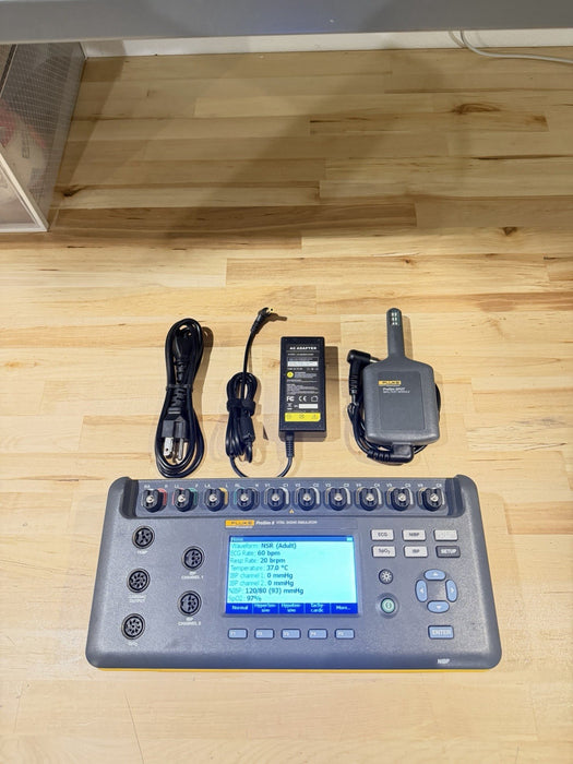 FLUKE BIOMEDICAL PROSIM 8 & SPOT SPO2 MODULE KIT TESTED