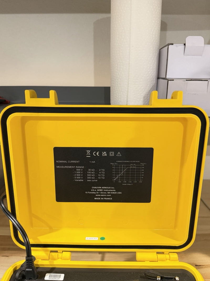 AEMC 5070 MEGOHMMETER GRAPHICAL INSULATION TESTER