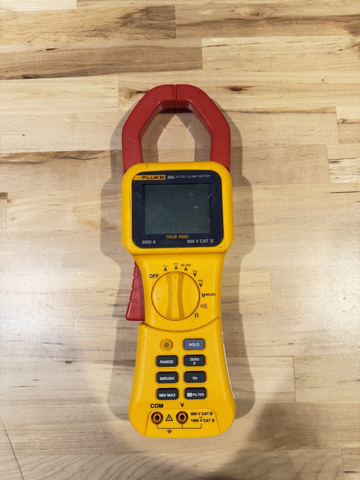 FLUKE 355 TRUE RMS 2000 CLAMP METER - FOR PARTS (PARTS ONLY) SHIPS FAST