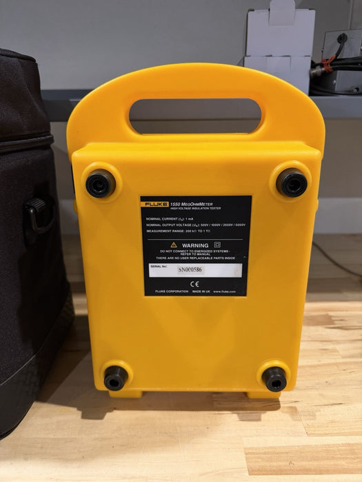 FLUKE 1550 MEGOHMMETER HIGH VOLTAGE INSULATION TESTER (NEW) SHIPS FAST