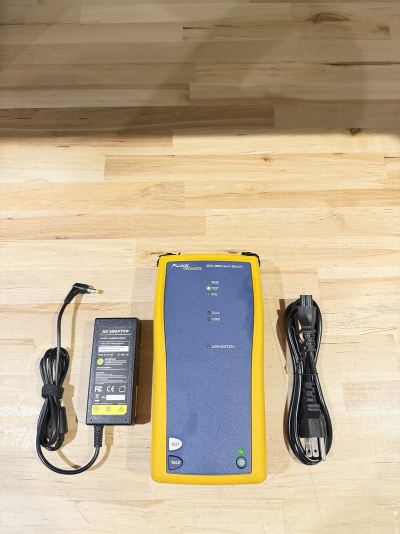 FLUKE NETWORKS DTX-1800 REMOTE W/ CHARGER (TESTED) FRE SHIPPING