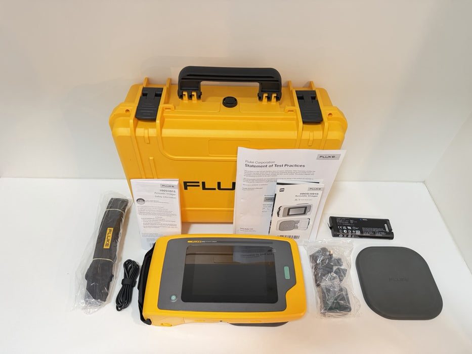 FLUKE ii915 ACOUSTIC IMAGER2-100KHZ W/LEAKQ PDQ MECQ & WIFI (CALIBRATED 2025)NEW