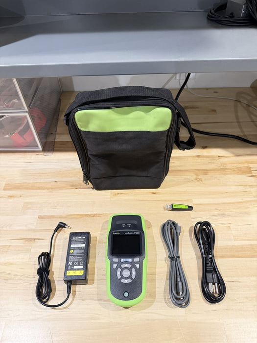 NETALLY LINKRUNNER AT 1000 TESTER WITH ACCESSORIES TESTED