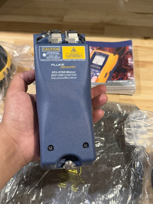 FLUKE DTX-OTDR SM MM FIBER MODULE W/ LAUNCH PACK (NEW SEALED) FREE SHIPPING
