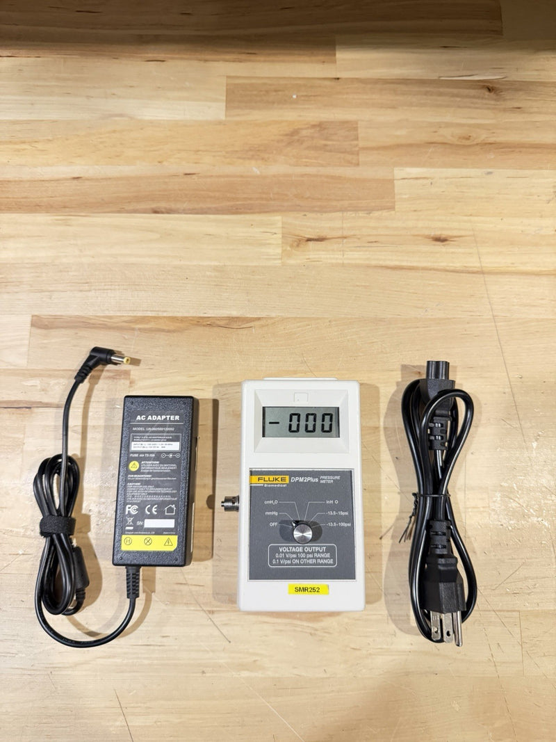 FLUKE BIOMEDICAL DPM2PLUS PRESSURE METER (TESTED) FREE SHIPPING CALIBRATED 2027