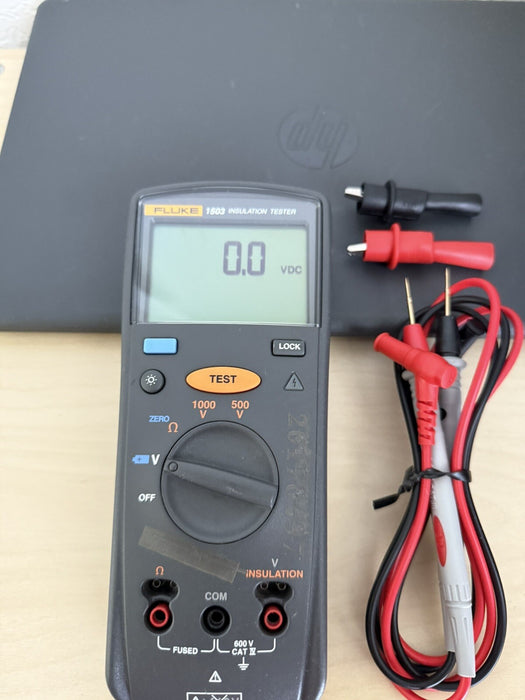 FLUKE 1503 INSULATION RESISTANCE METER TESTED