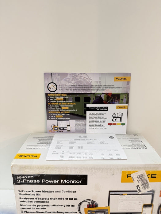 FLUKE 3540 FC 3-PHASE POWER MONITOR KIT (NEW FACTORY SEALED) FREE SHIPPING