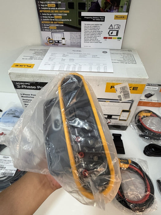 FLUKE 3540 FC 3-PHASE POWER MONITOR KIT (NEW FACTORY SEALED) FREE SHIPPING
