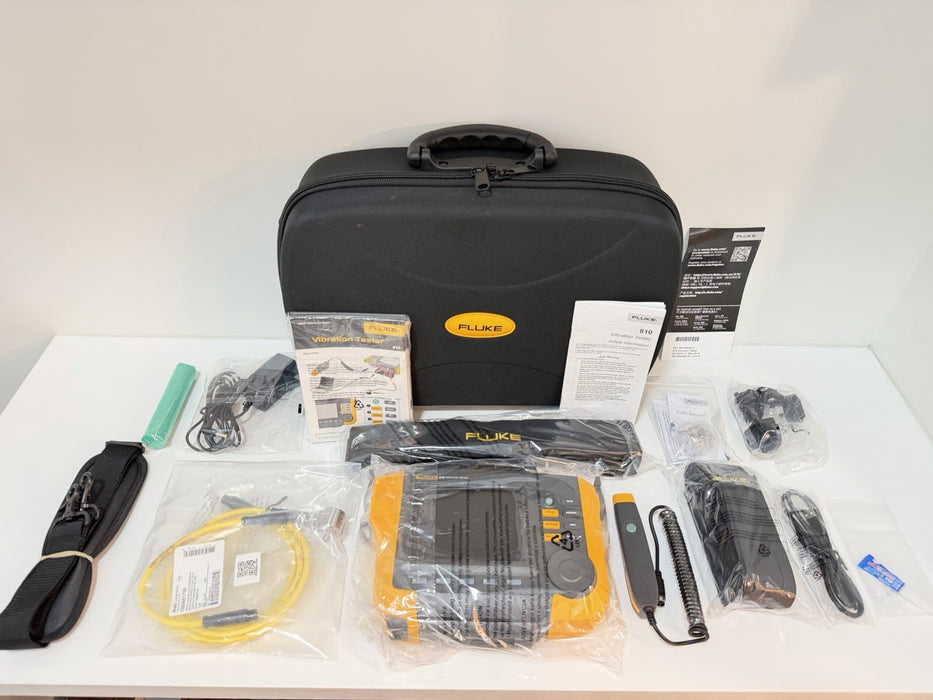 FLUKE 810 VIBRATION TESTER KIT & ACCESSORIES (NEW SEALED) FREE SHIPPING