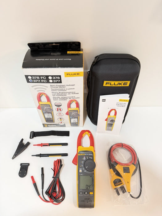 FLUKE 377 FC NON-CONTACT VOLTAGE CLAMP METER (NEW FACTORY SEALED) SHIPS FAST