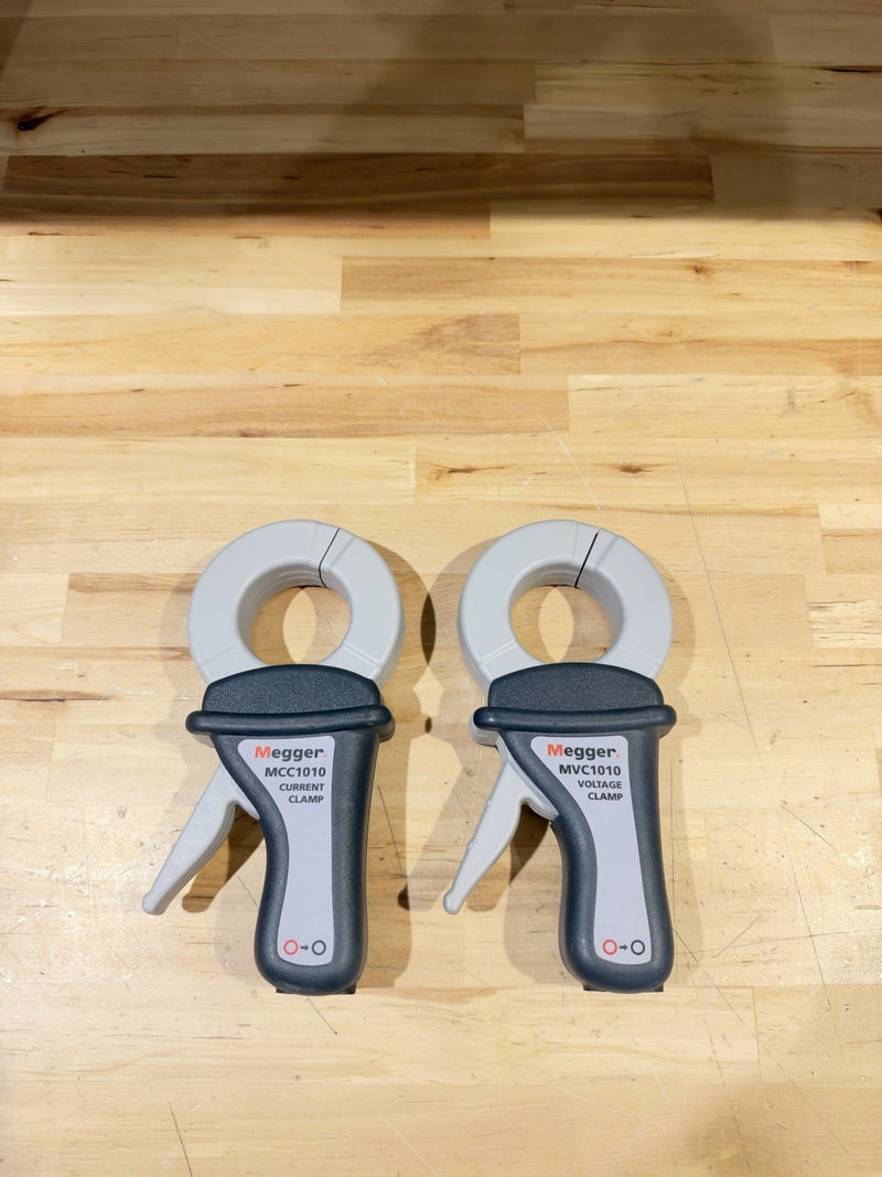 MEGGER MCC1010 & MVC1010 CURRENT & VOLTAGE CLAMPS – DET2/3 EARTH TESTER - TESTED