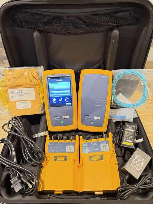 FLUKE NETWORKS CFP-100-Q CERTIFIBER PRO QUAD OLTS V1 W/ WIFI (TESTED) SHIPS FREE