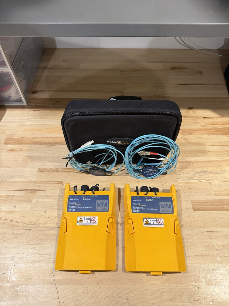 FLUKE NETWORKS CFP-MM CERTIFIBER PRO MM FIBER MODULE SET DSX-5000 8000 VERSIV