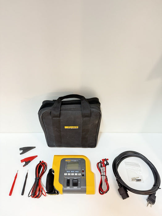 FLUKE BIO MEDICAL ESA609 ELECTRICAL SAFETY ANALYZER PORTABLE METER & ACCESSORIES