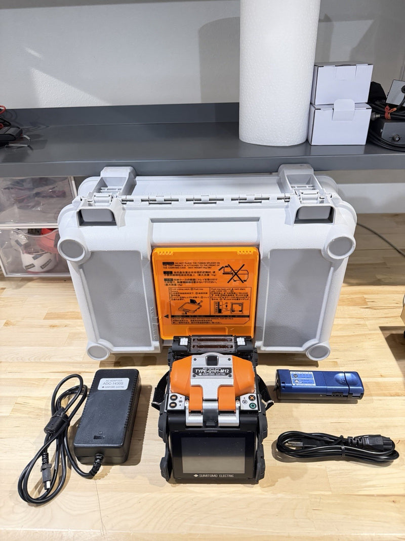 SUMITOMO ELECTRIC TYPE-Q101-M12 MASS FUSION SPLICER TESTED