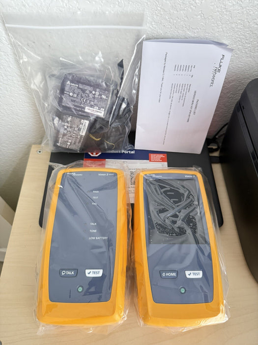 FLUKE NETWORKS VERSIV 2 MAINFRAME & REMOTE WITH WIFI MFD 2024
