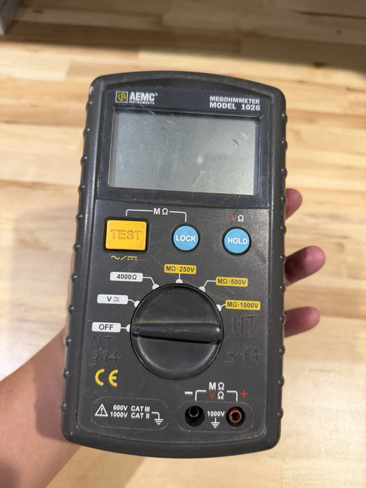 AEMC INSTRUMENTS MODEL 1026 (PARTS ONLY) FOR PARTS