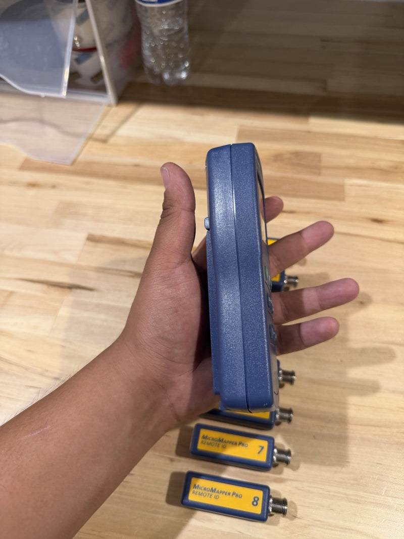 FLUKE NETWORKS MICROMAPPER PRO WITH REMOTE ID #1-8 TESTED