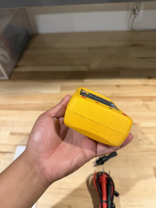 FLUKE 189 TRUE RMS MULTIMETER W/ LEADS & CLIPS (TESTED) SHIP FREE