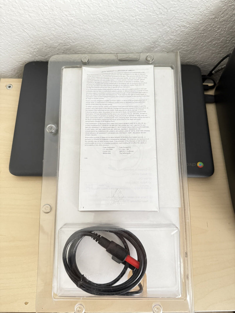 FLUKE I410 AC/DC CURRENT CLAMP COMPLETE SET