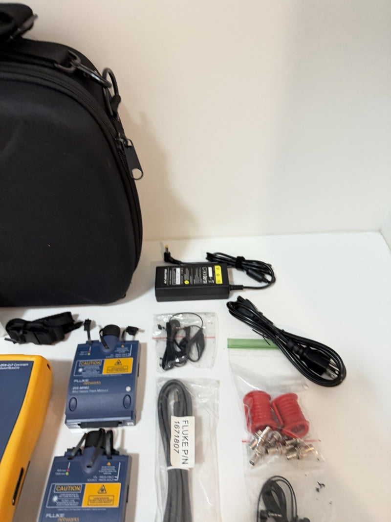 FLUKE NETWORKS DTX-CLT CERTIFIBER OLTS TESTER KIT W/DTX-MFM2 (TESTED)SHIPS FREE