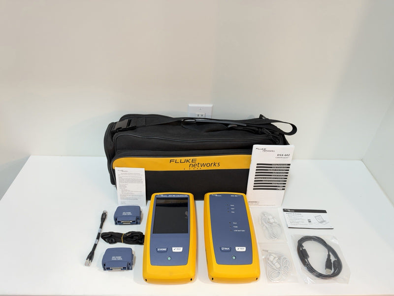 FLUKE NETWORKS DSX-602 PRO 500MHZ CABLE ANALYZER V2 W/ WIFI - SHIPS FREE NEW