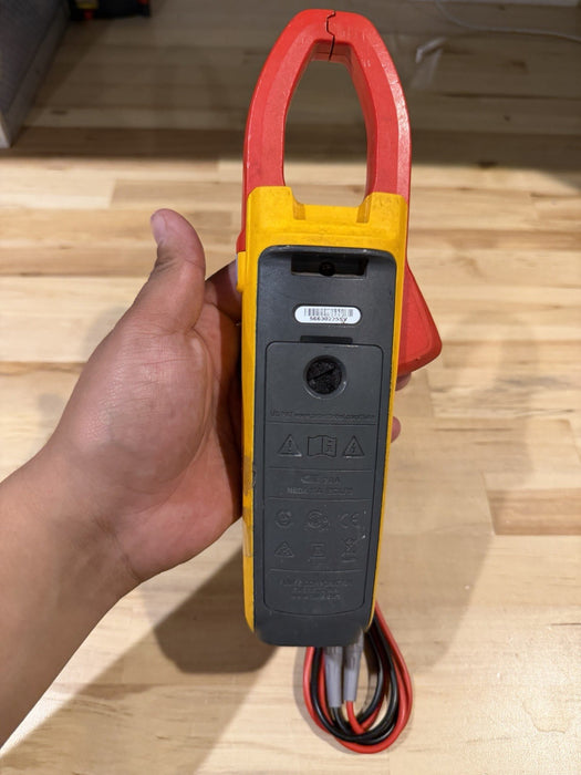 FLUKE 374 FC TRMS CLAMP METER W/ LEADS & CLIPS (TESTED) SHIPS FAST