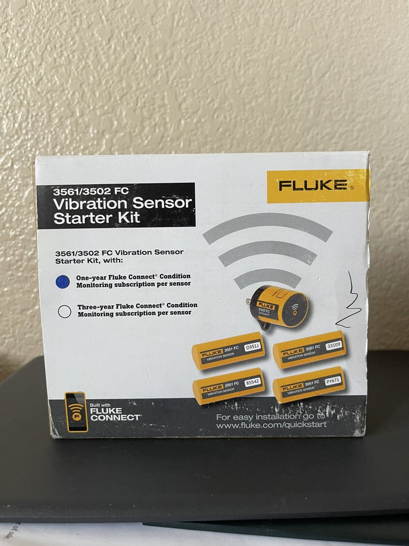 FLUKE 3561/3502 FC 1YR VIBRATION SENSOR STARTER KIT