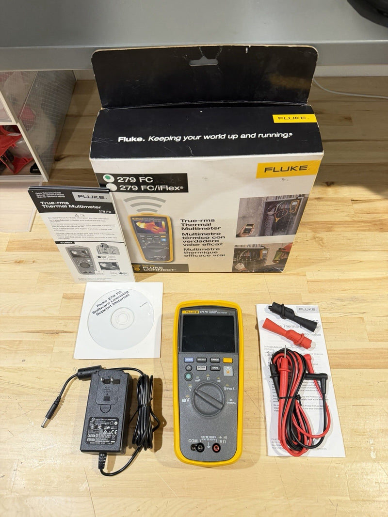 FLUKE 279 FC TRUE-RMS THERMAL MULTIMETER KIT (SHIPS FAST) FREE SHIPPING - NEW