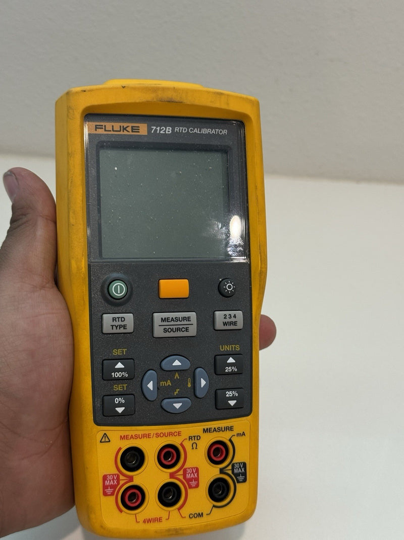 FLUKE 712B RTD CALIBRATOR FOR PARTS