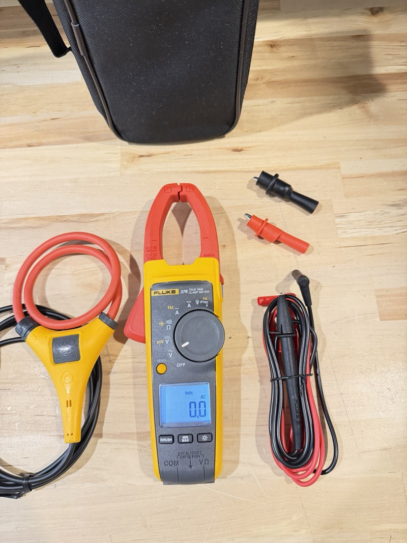 FLUKE 376 WIRELESS TRUE RMS AC/DC CLAMP METER WITH LEADS