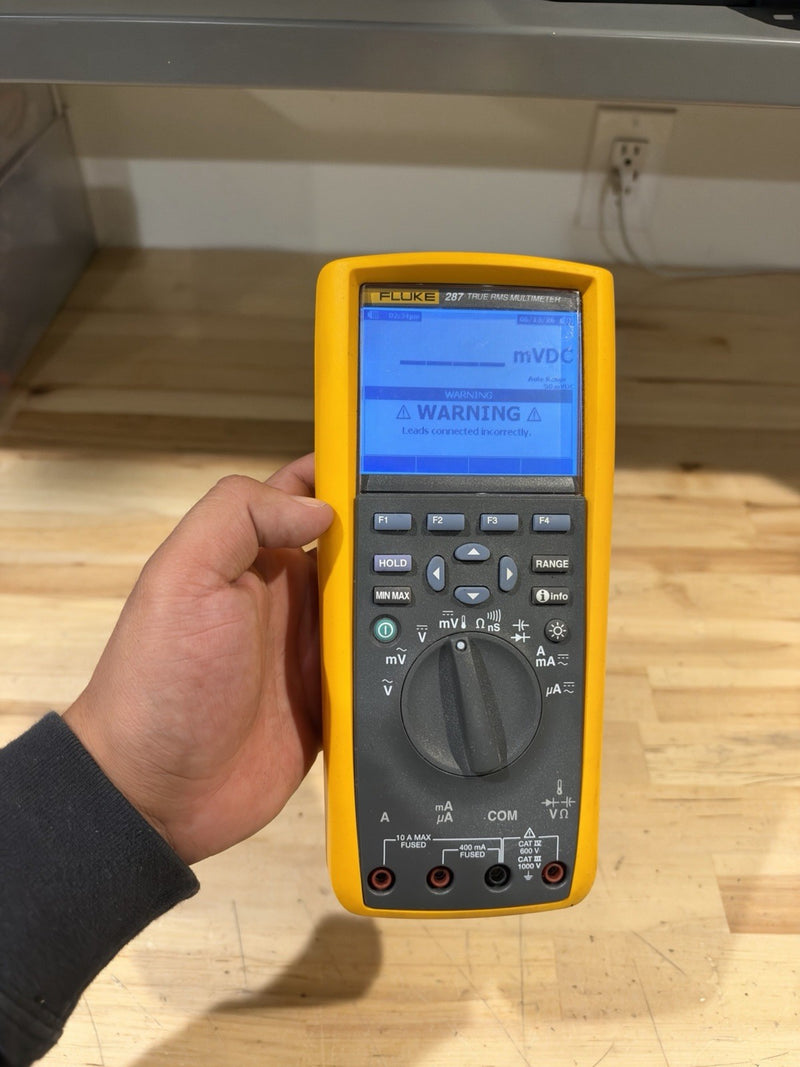 FLUKE 287 TRUE-RMS LOGGING MULTIMETER (PARTS ONLY) FOR PARTS NO BACK COVER