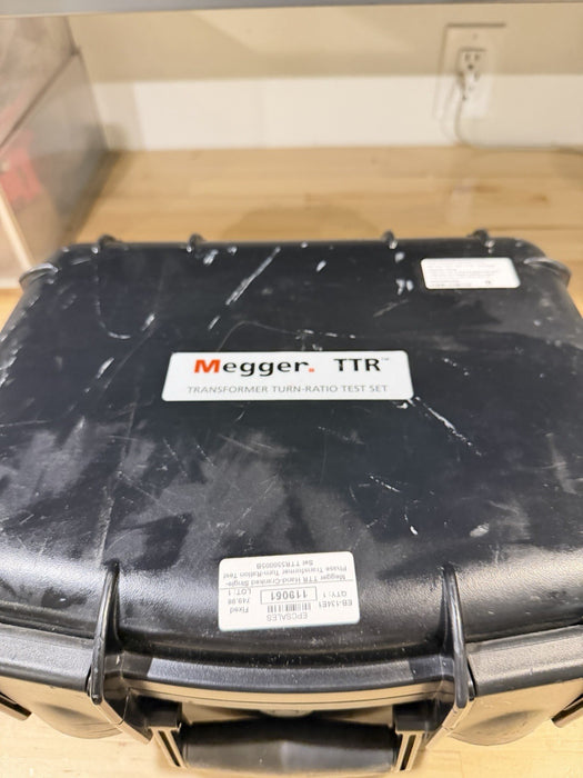 MEGGER TTR 550005B TRANSFORMER TURN RATIO TEST SET (TESTED) FREE SHIPPING  /RARE