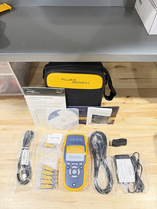 FLUKE NETWORKS LINKRUNNER AT-2000 AUTO TESTER KIT (NEW FACTORY SEALED) RARE