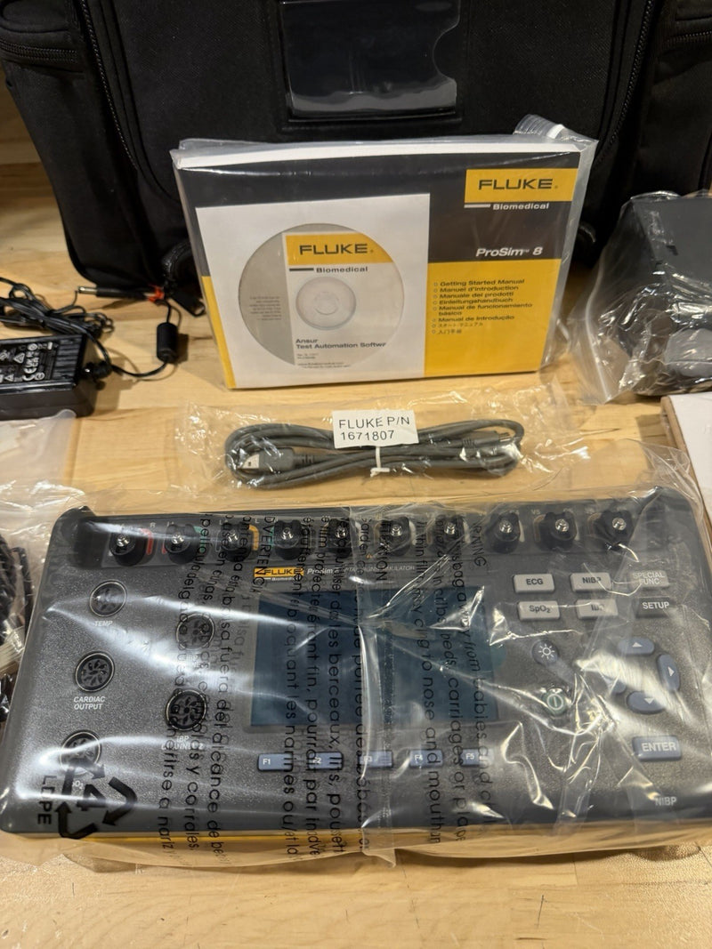 FLUKE BIOMEDICAL PROSIM 8 & SPOT SPO2 MODULE KIT