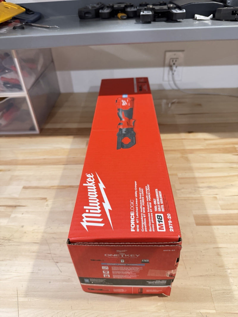 MILWAUKEE 2979-20 M18 FORCE LOGIC 6T LATCHED LINEAR UTILITY CRIMPER (NEW SEALED)