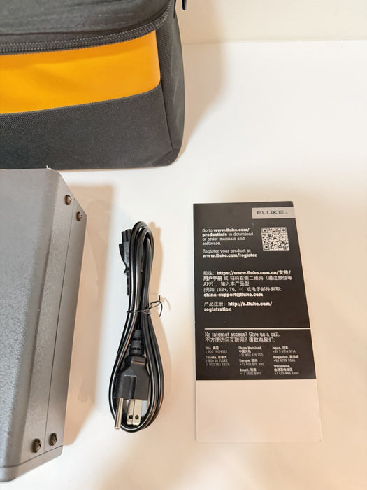 FLUKE 9140 22207T DRY-WELL CALIBRATOR WITH BAG & CHARGER TESTED