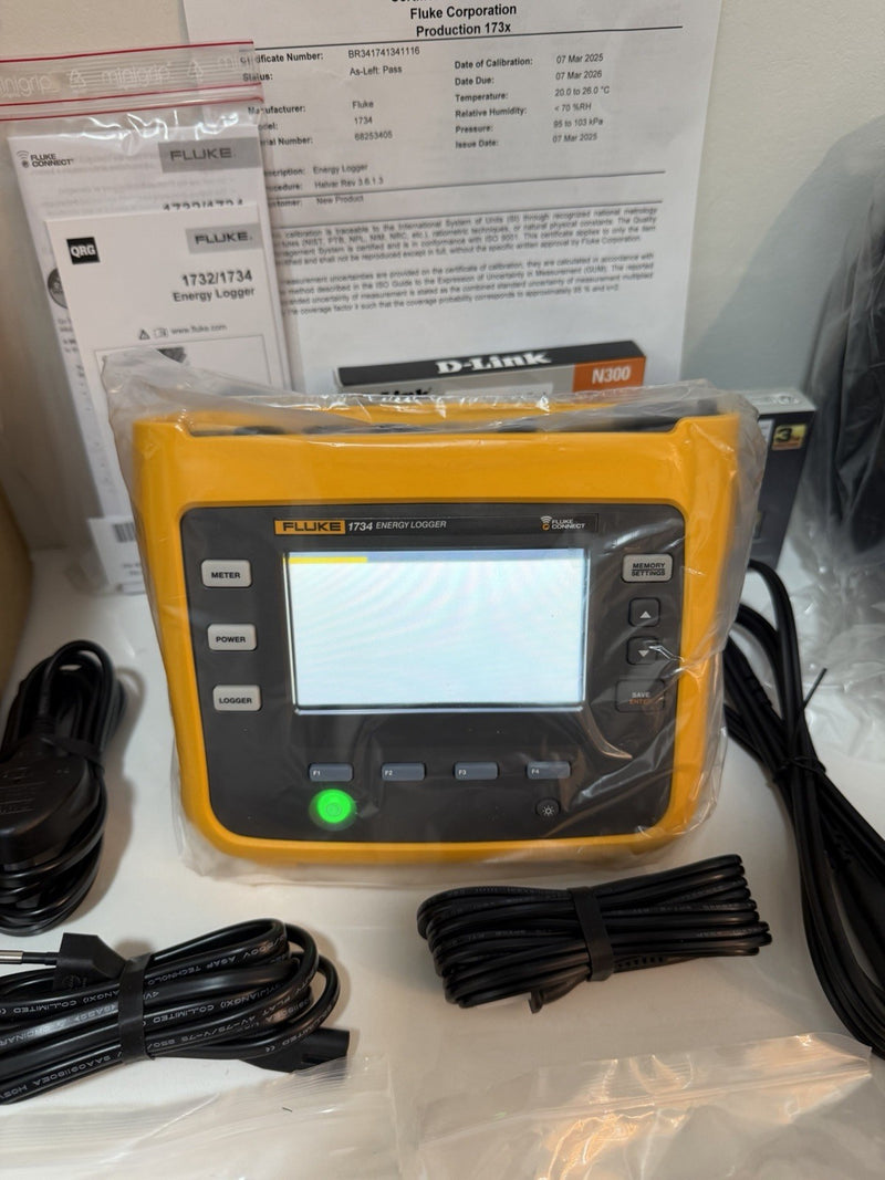 FLUKE 1734/EUS ENERGY LOGGER CALIBRATED 2026