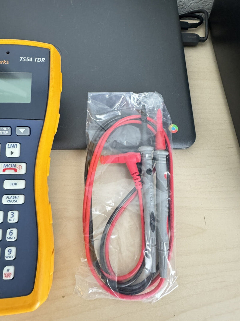 FLUKE NETWORKS TS54 TDR & LEADS USED