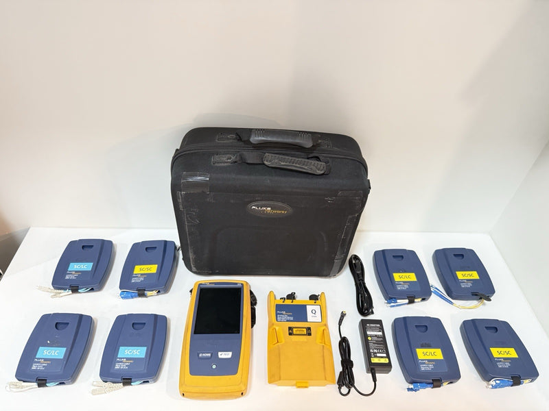 FLUKE NETWORKS VERSIV OTDR KIT WITH QUAD OTDR MODULE & ACCESSORIES