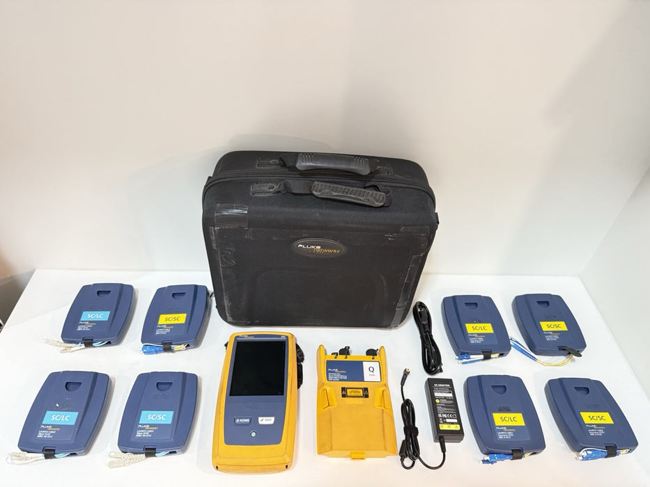 FLUKE NETWORKS VERSIV OTDR KIT WITH QUAD OTDR MODULE & ACCESSORIES