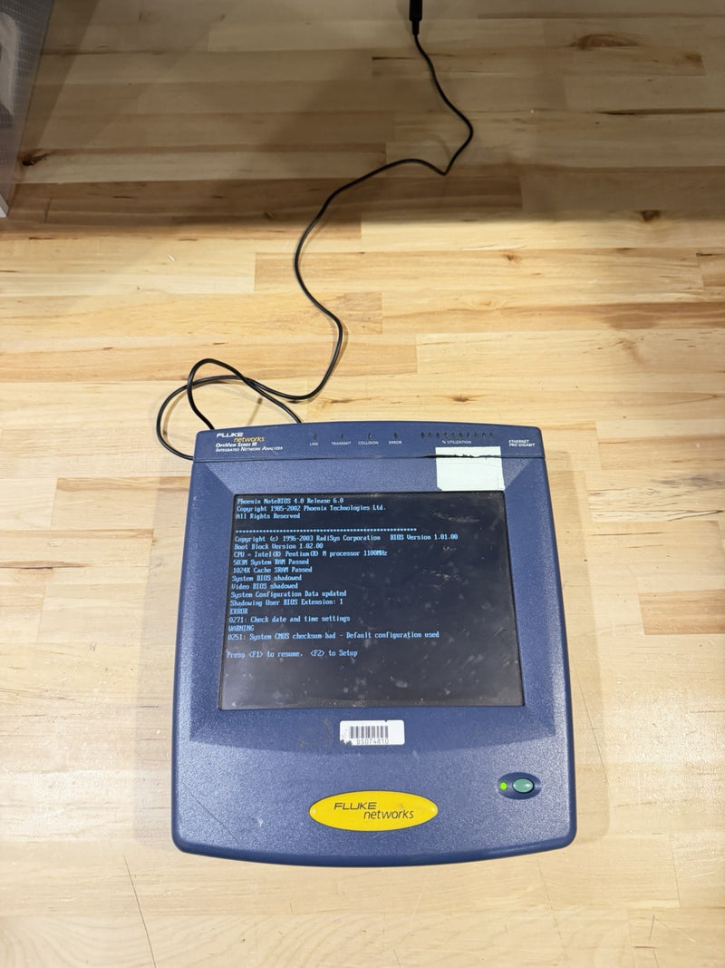 FLUKE NETWORKS OPTIVIEW SERIES III INTEGRATED NETWORKS ANALYZER - FREE SHIPPING