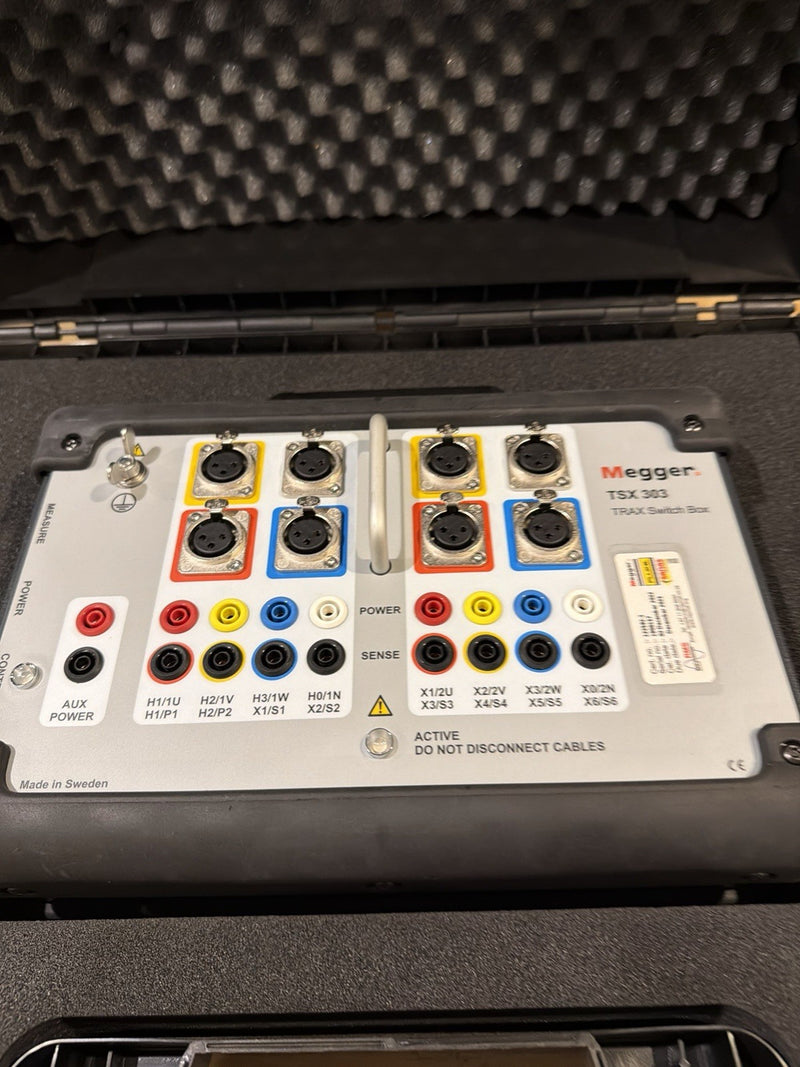 MEGGER TSX 303 TRAX SWITCH BOX (TESTED) FREE SHIPPING