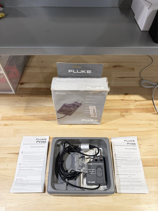 FLUKE PV350 PRESSURE VACUMM TRANSDUCER MODULE TESTED