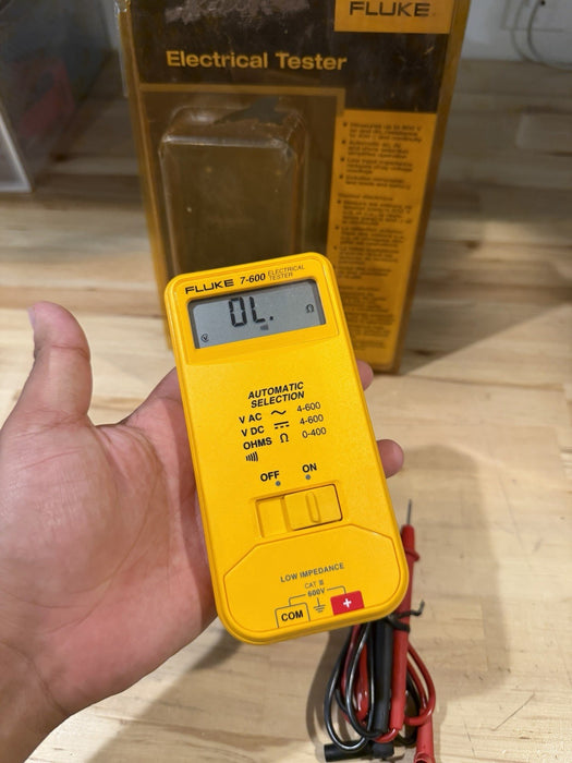 FLUKE 7-600 ELECTRICAL TESTER RARE