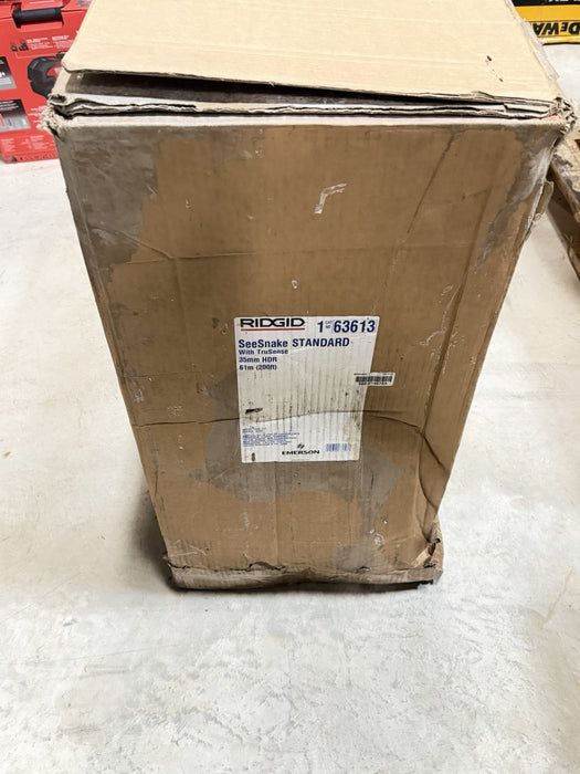 RIDGID 63613 SEESNAKE STANDARD W/ TRUSENSE 35MM HDR 61M 200FT (NEW SEALED)