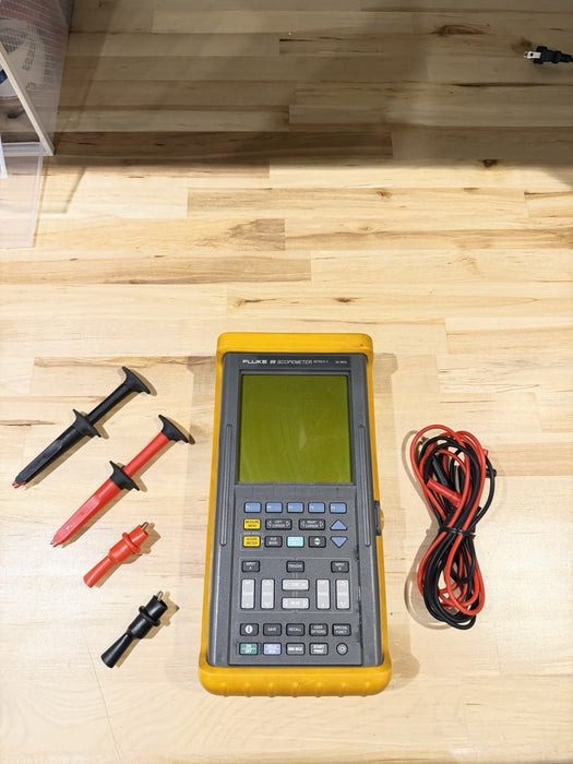 FLUKE 99 SCOPEMETER SERIES II 50MHZ WITH ACCESSORIES