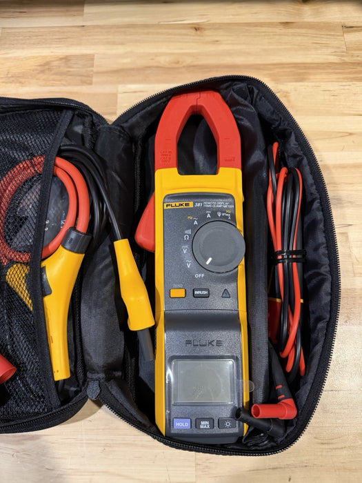 FLUKE 381 REMOTE DISPLAY TRUE RMS AC/DC CLAMP METER W / iFLEX (FREE SHIPPING)NEW