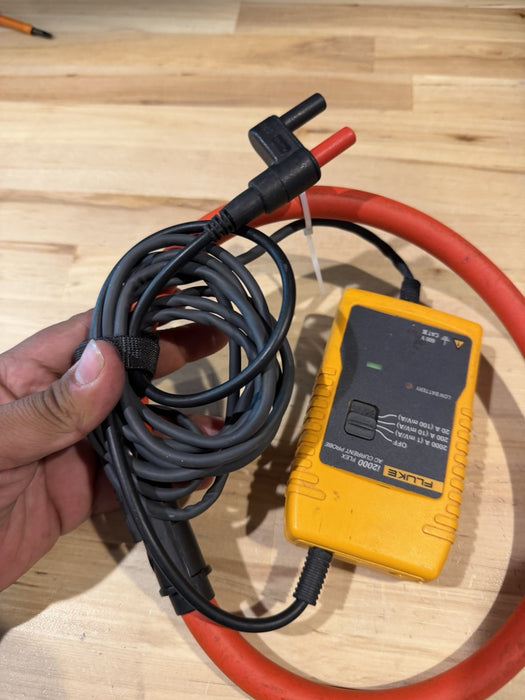 FLUKE I2000 IFLEX AC CURRENT PROBE TESTED