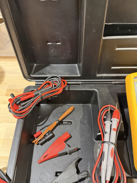 FLUKE 1507 INSULATION MULTIMETER WITH LEADS & CLIPS